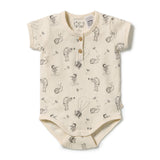 Whispering Willows Henley Bodysuit