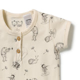 Whispering Willows Henley Bodysuit