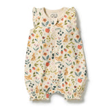 Summer Garden Ruffle Zipsuit