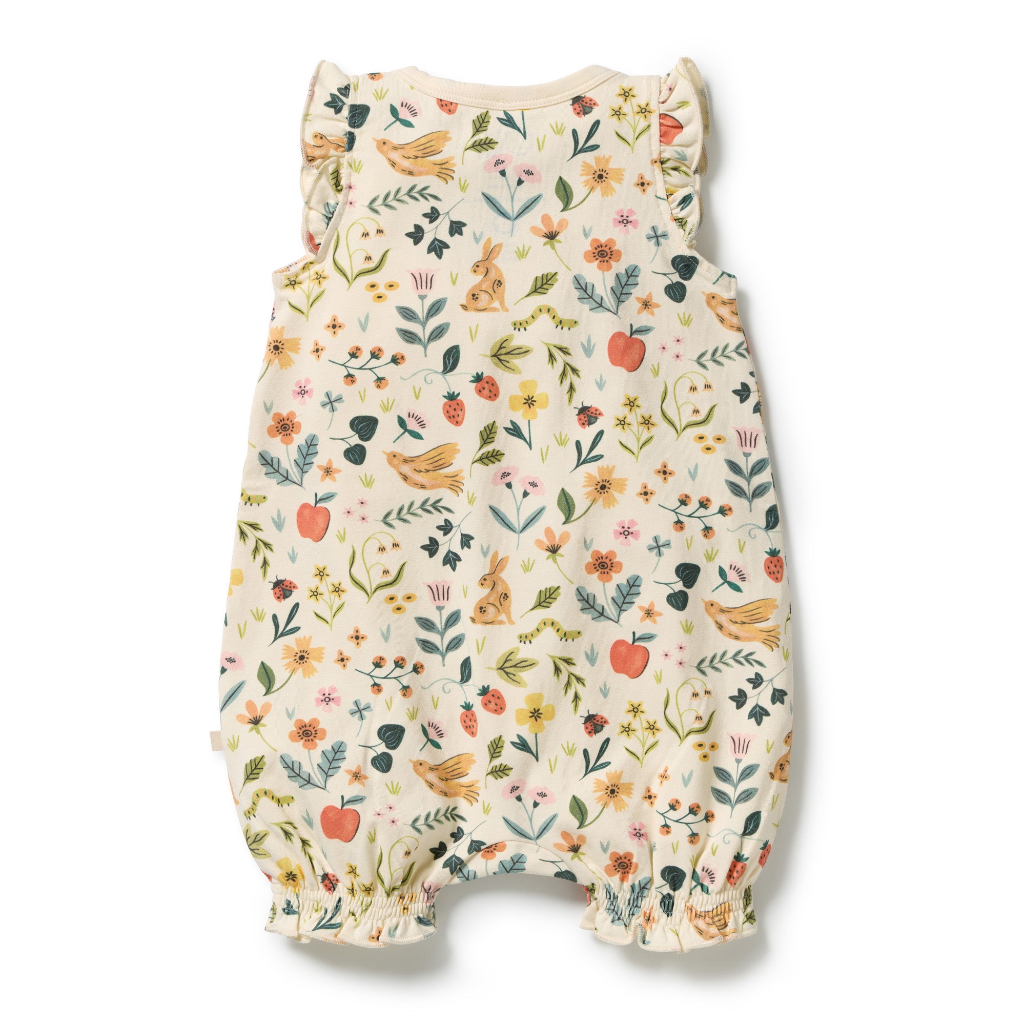 Summer Garden Ruffle Zipsuit