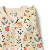 Summer Garden Ruffle Zipsuit