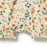 Summer Garden Ruffle Zipsuit