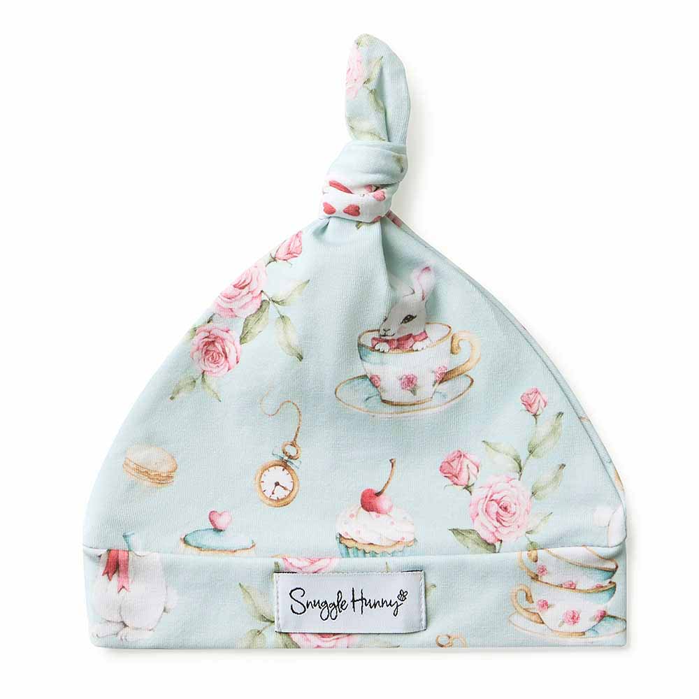 White Rabbit Knotted Beanie