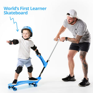 Ookkie Learner Skateboard (Blue)