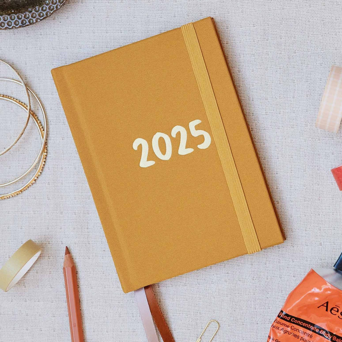 2025 Pocket Planner (Mustard)