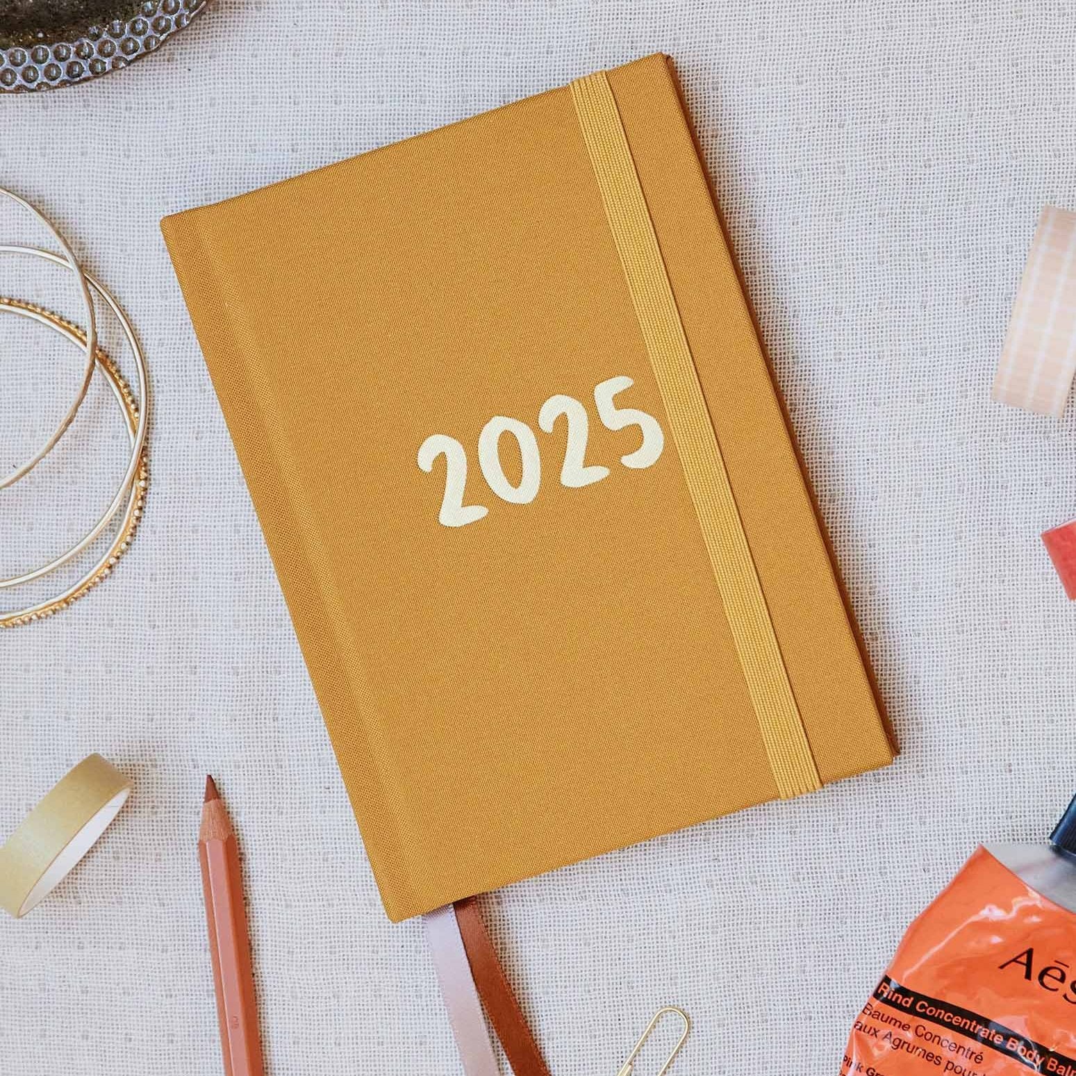 2025 Pocket Planner (Mustard)