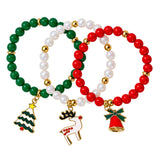 Xmas Tripe Bracelet Set