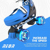 Neon Combo Skates (Blue)