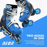Neon Combo Skates (Blue)