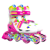 Neon Combo Skates (Pink & Yellow)