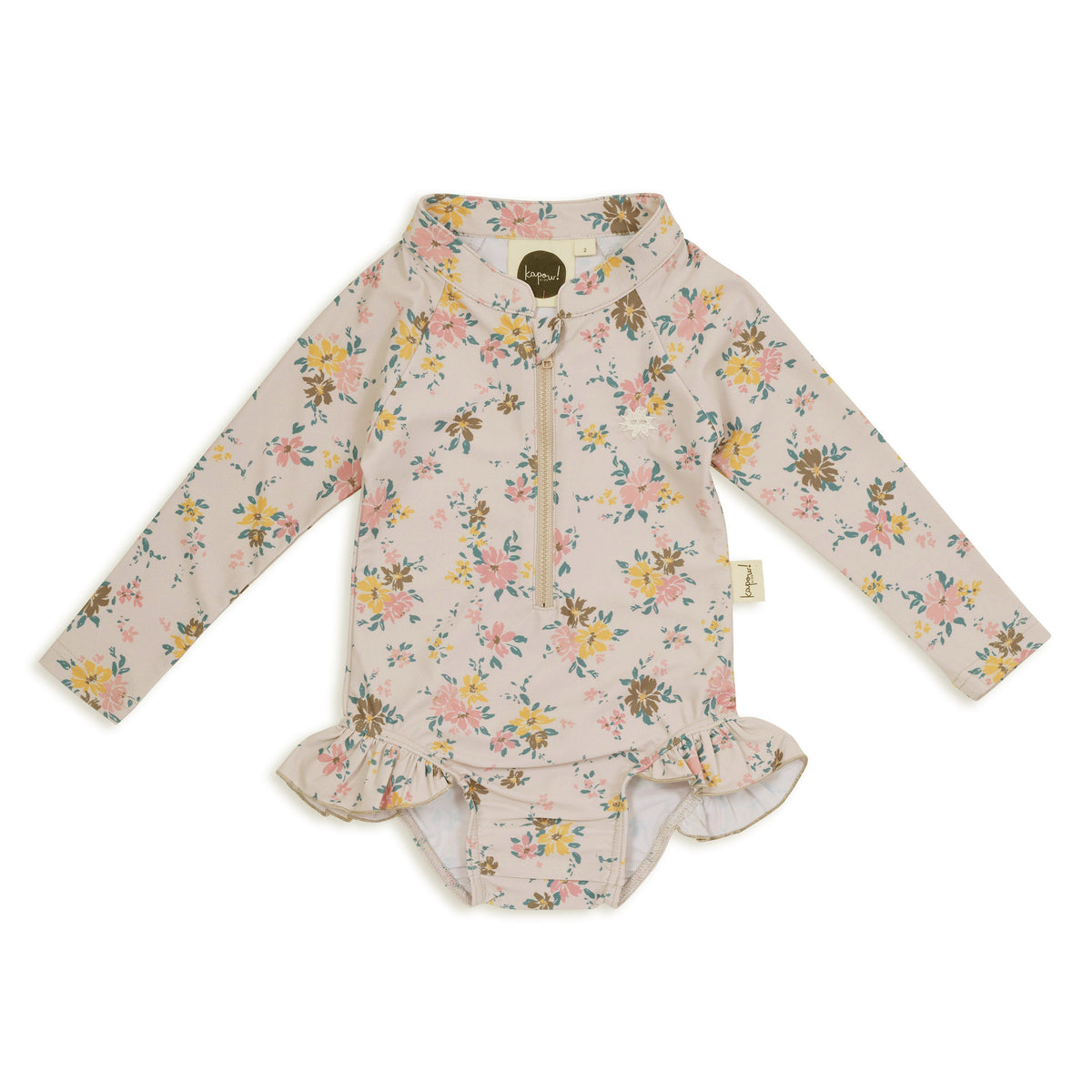 Yasmine Floral LS Rashie Swimsuit