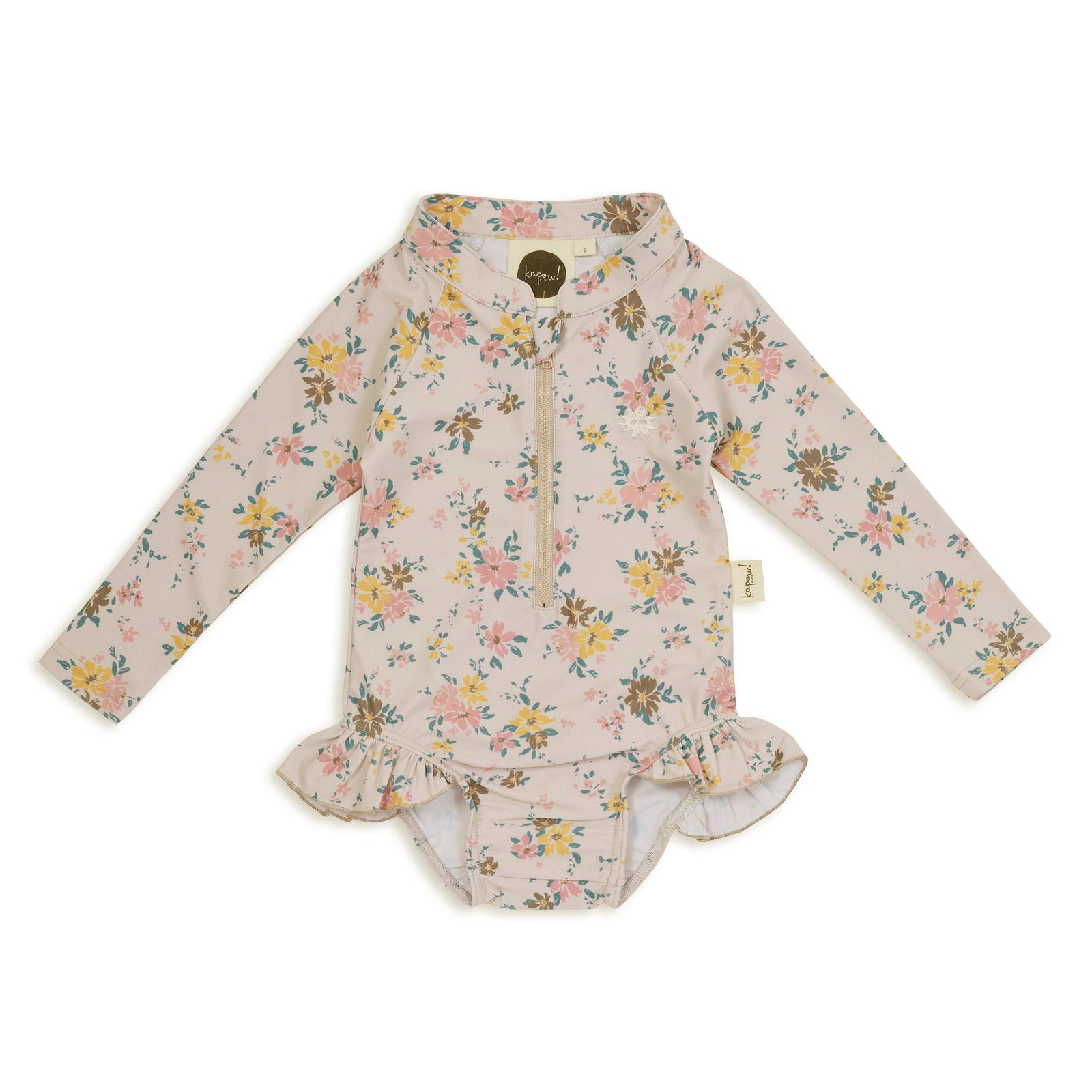 Yasmine Floral LS Rashie Swimsuit