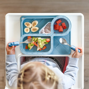 Racetrack Dinnerware Set (Powder Blue)