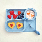 Racetrack Dinnerware Set (Powder Blue)