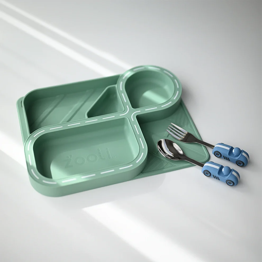 Racetrack Dinnerware Set (Sage Green)