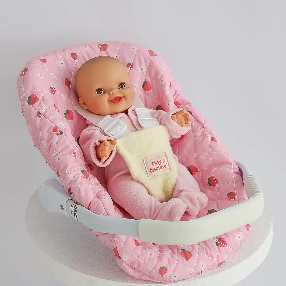 Dolls Car Seat Capsule (Strawberry Picnic)
