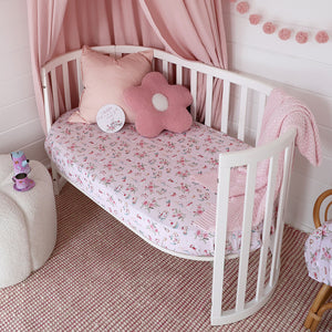 Alice`s Tea Party Fitted Cot Sheet