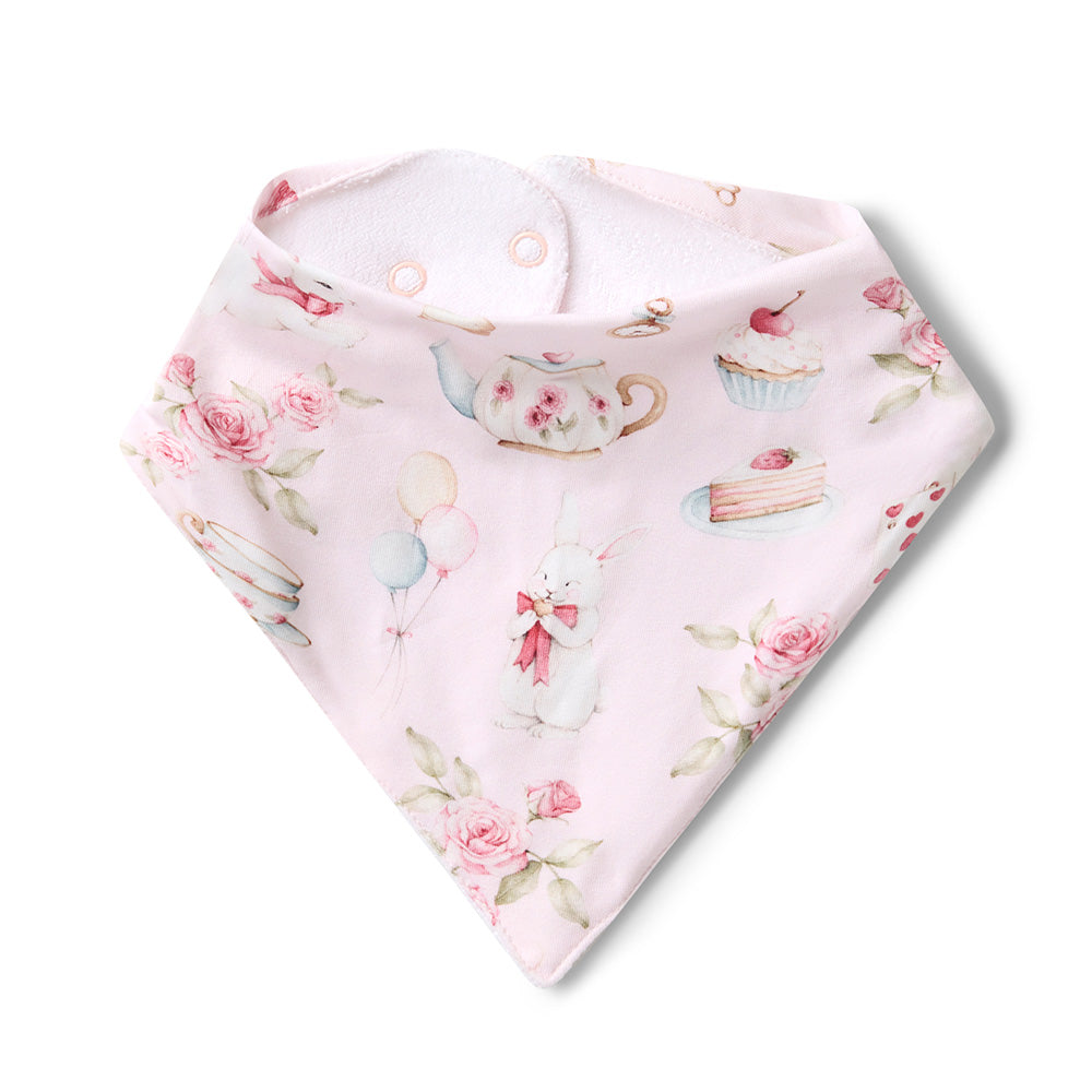 Alice`s Tea Party Dribble Bib