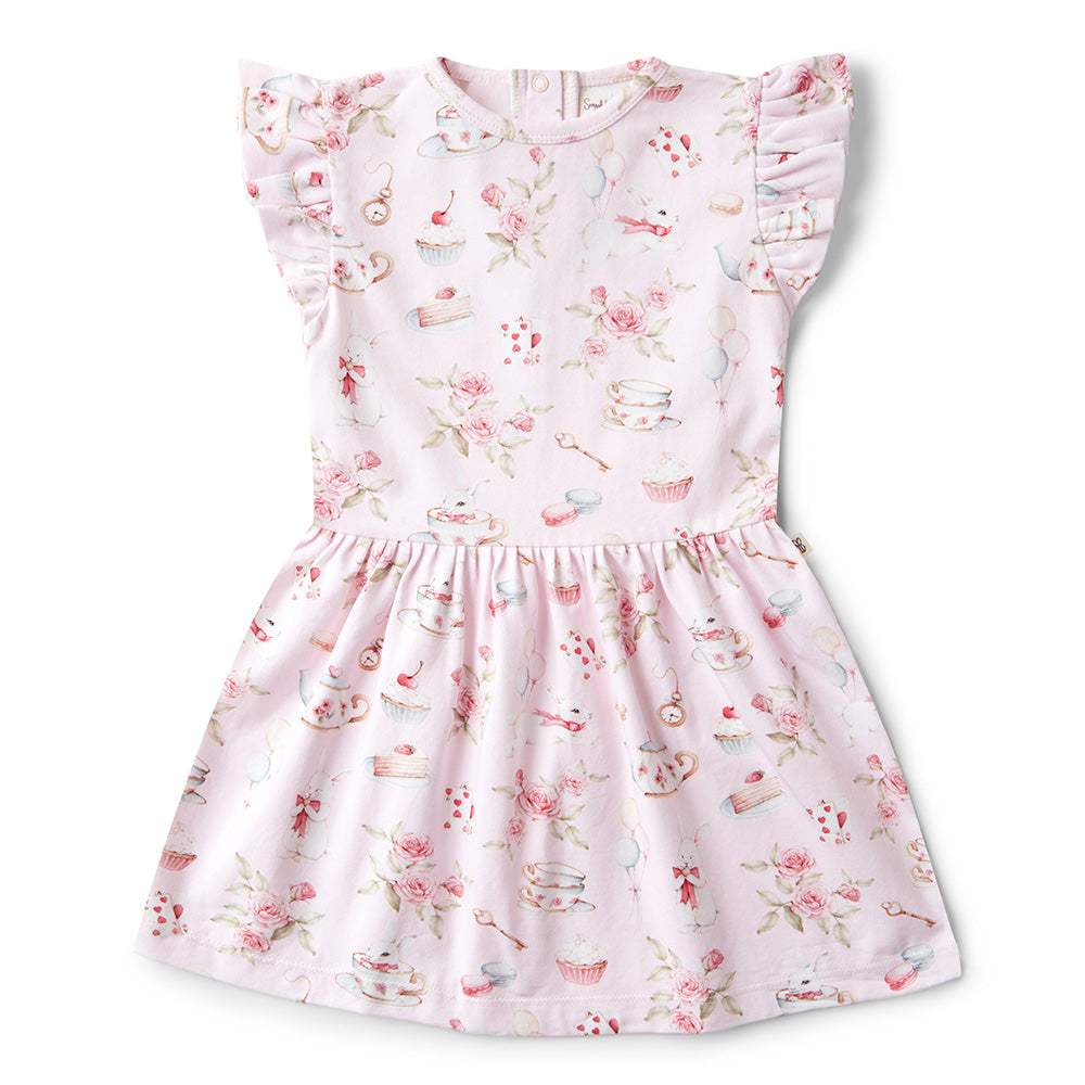 Alice`s Tea Party Short Sleeve Dress