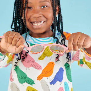 Polarised Keyholes - Pretty In Pink/Mirrored Lense