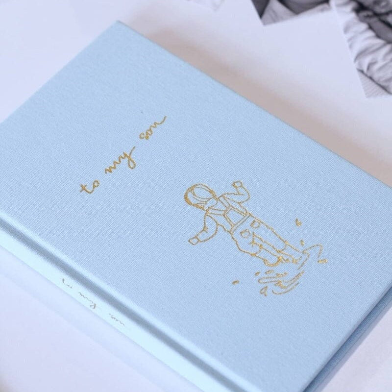 Illustrated Cover Keepsake Journal - Child (Sky Blue)