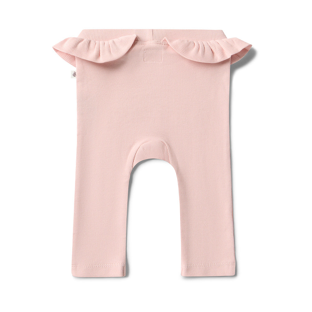Baby Pink Pants With Frill