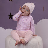 Baby Pink Pants With Frill