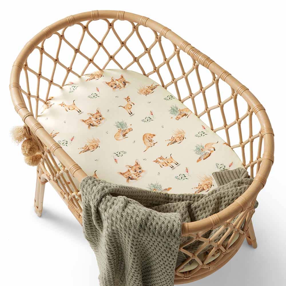Kanga Organic Bassinet Sheet/Change Pad Cover