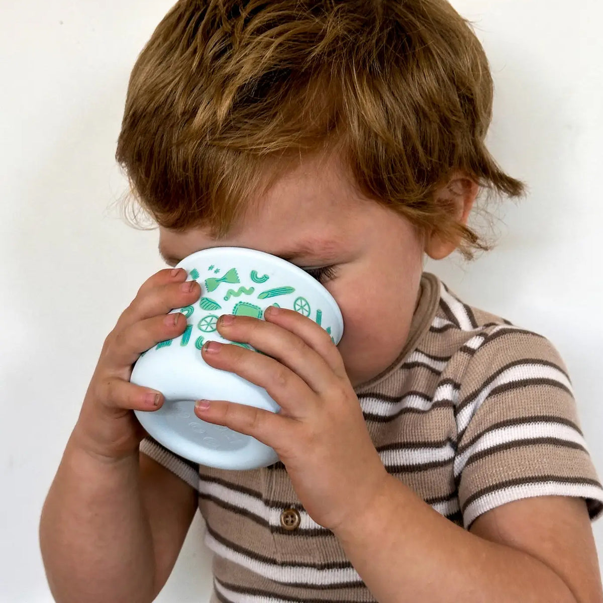 Pasta Party in Blue SNACK POT