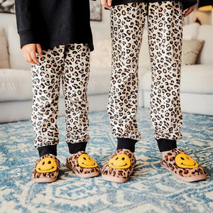 Happy Leopard Slippers