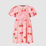 Cherry Squiggle SS Bowie Dress