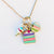 Cake & Heart Charm Necklace