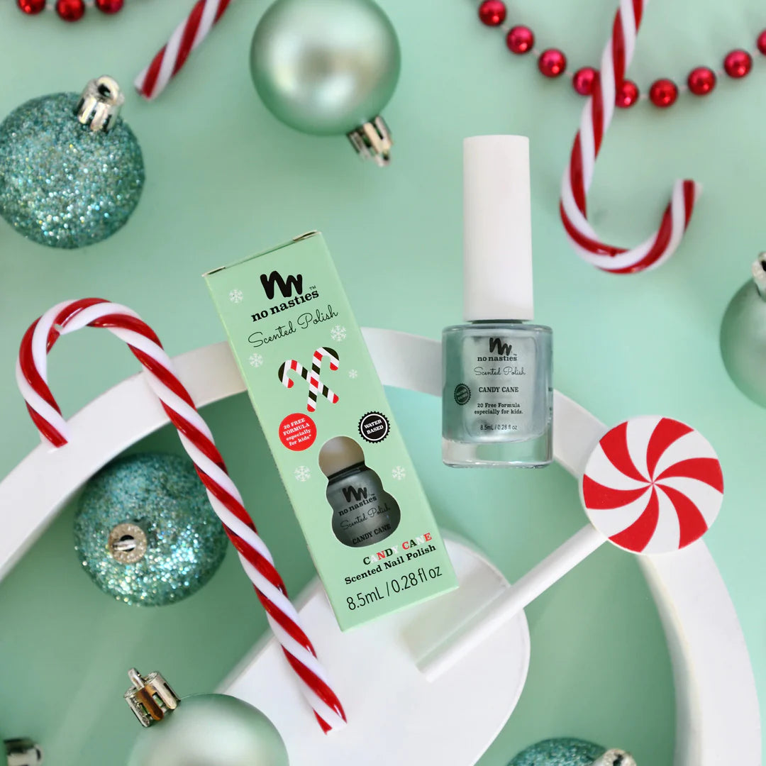 Christmas Scented Scratch Off Nail Polish (Peppermint Candy)