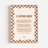 Boho Zodiac A4 Print (Capriorn)