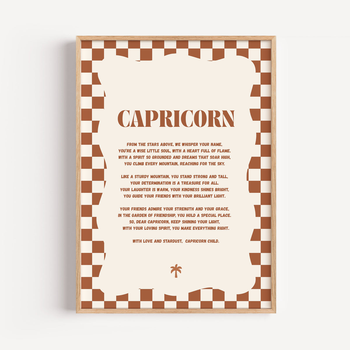 Boho Zodiac A4 Print (Capriorn)