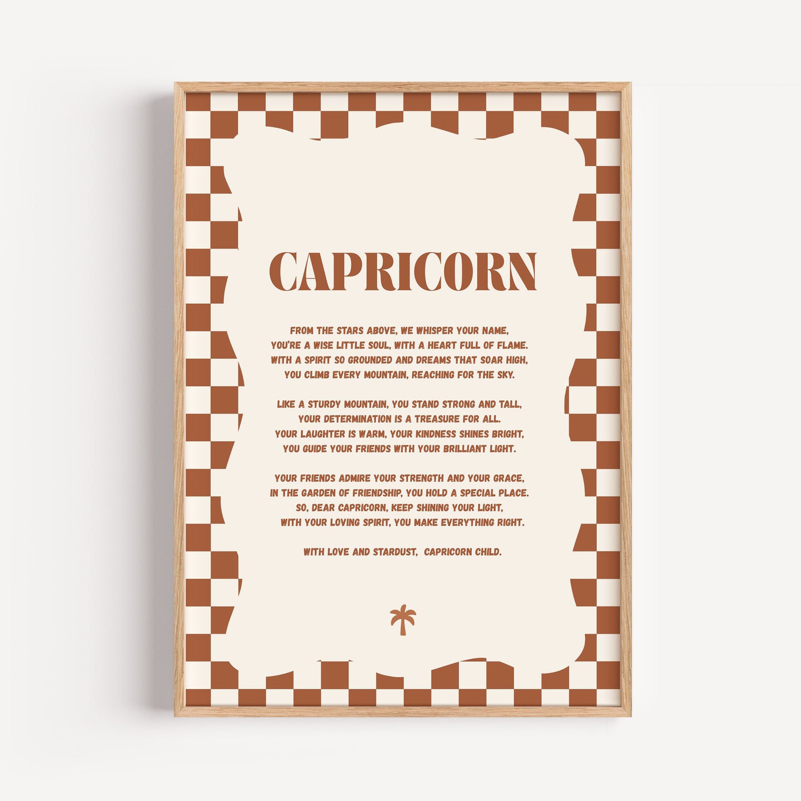 Boho Zodiac A4 Print (Capriorn)