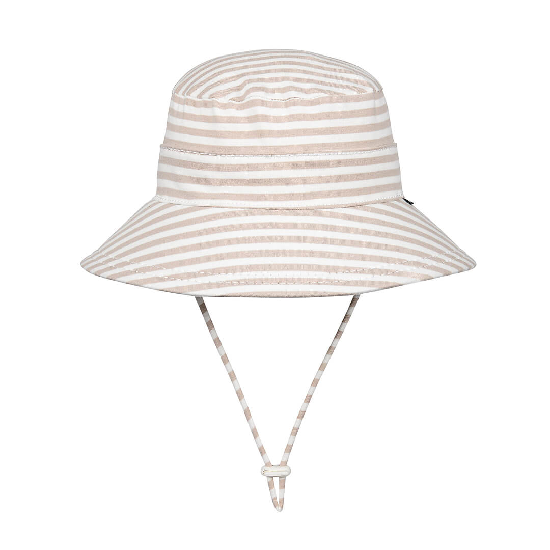 Classic Bucket Sun Hat (Natural Stripe)