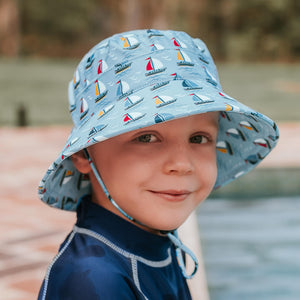 Classic Swim Bucket Sun Hat (Sails)