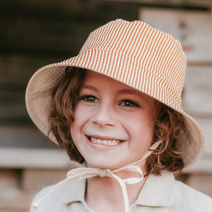 Explorer Kids Reversible Bucket Hat (Frankie/Flax)