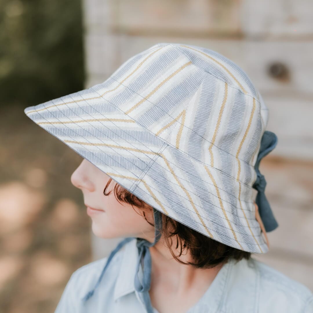 Explorer Kids Reversible Bucket Hat (Spencer/Steel)