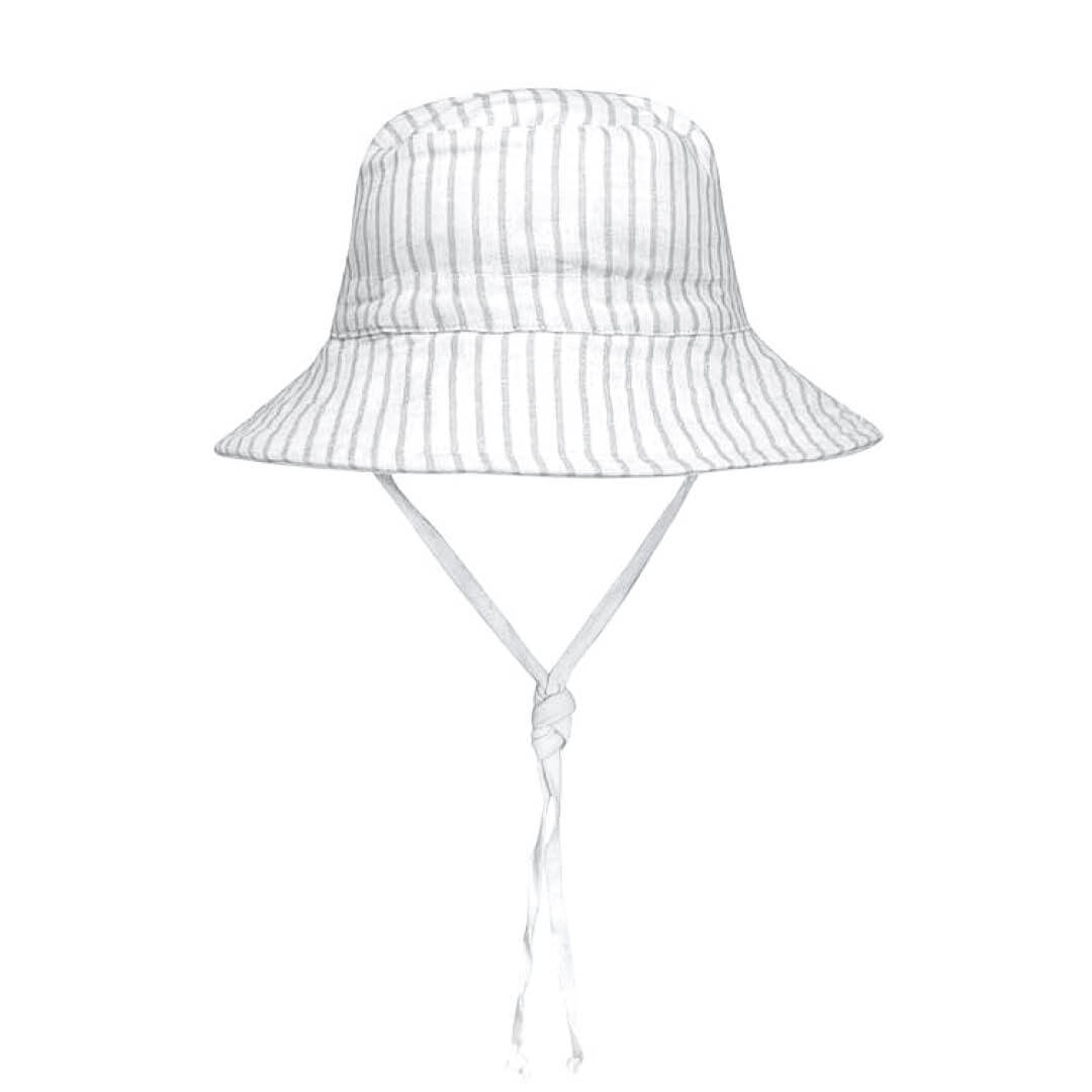 Explorer Kids Reversible Classic Bucket Hat (Finley/Blanc)