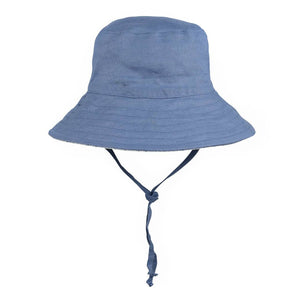 Explorer Kids Reversible Bucket Hat (Spencer/Steel)