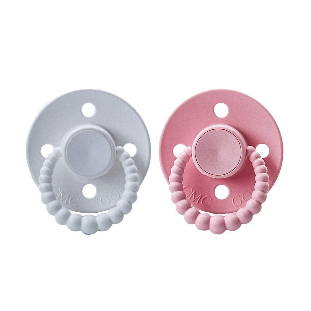 Bubble Dummies (White & Baby Pink)