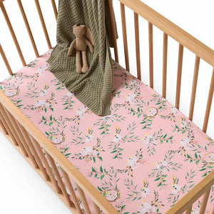 Cockatoo Organic Fitted Cot Sheet
