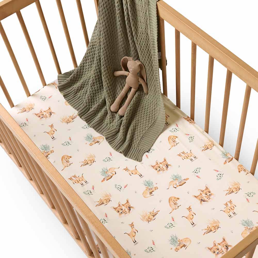 Kanga Organic Fitted Cot Sheet