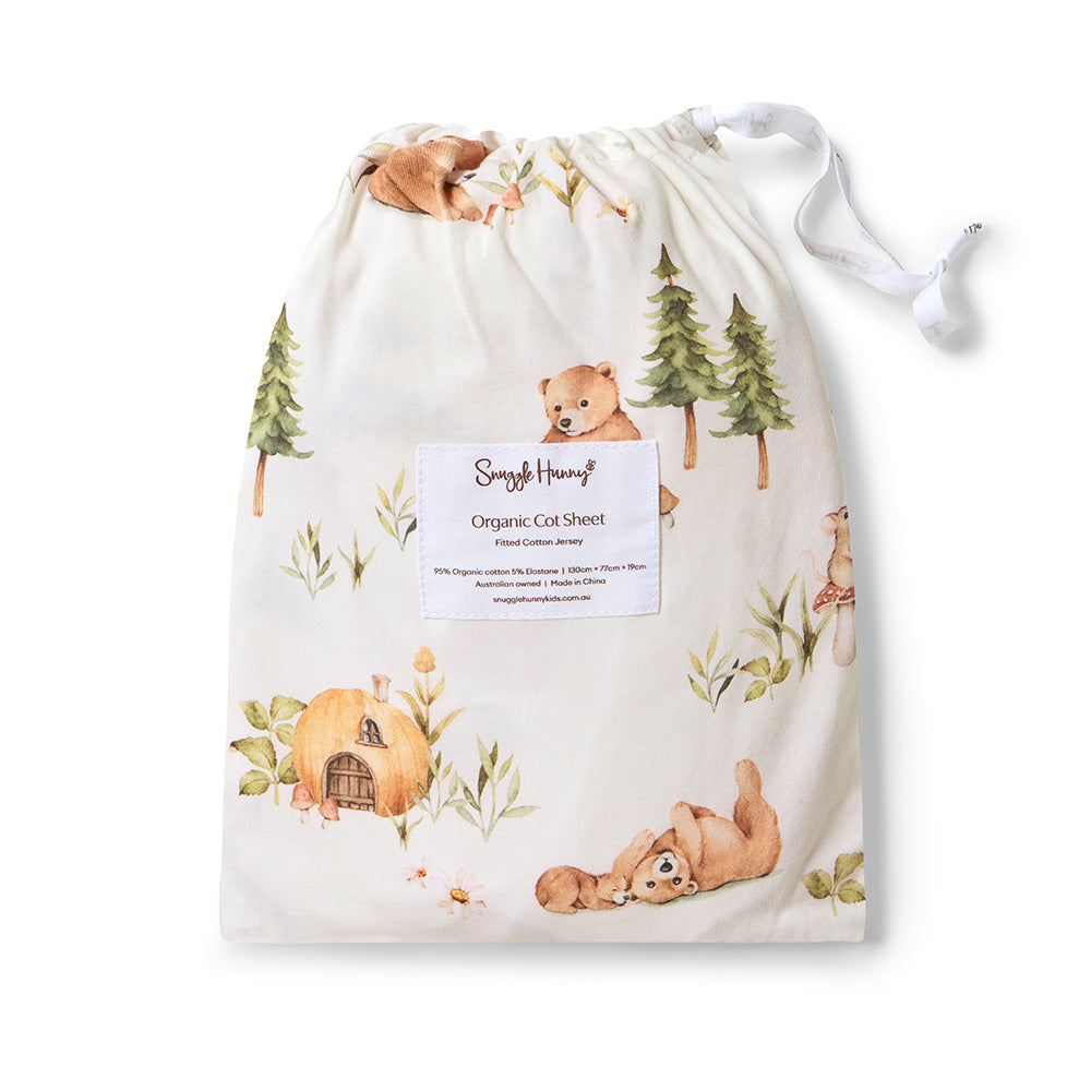 Bears Fitted Cot Sheet