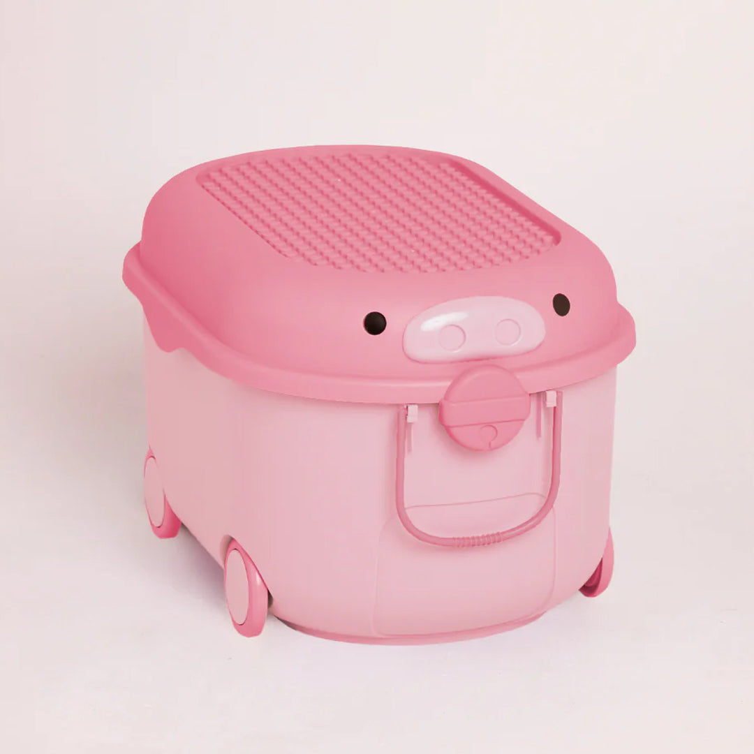 Ride A Long Storage Pig Large (Powder Pink)