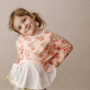 Rose Frill Swing Jumper