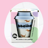 Dash in Blue Bamboo Babycino Cup