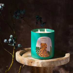 AMBER & MUSK DOUBLE WICK SOY CANDLE
